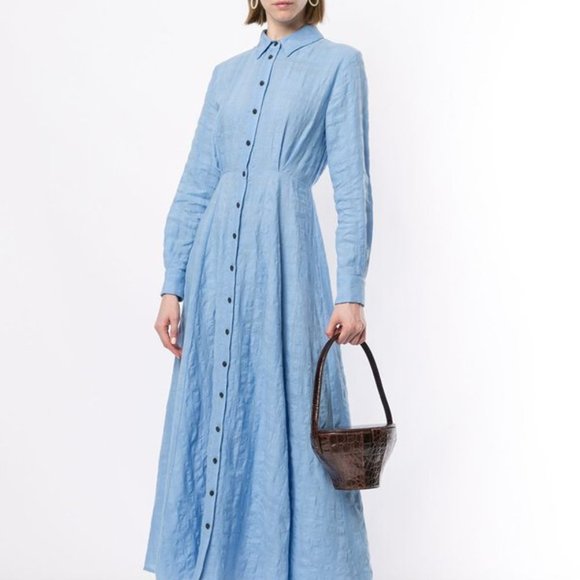 STAUD Alice Embossed Leather Top Handle Bag - Picture 6 of 11